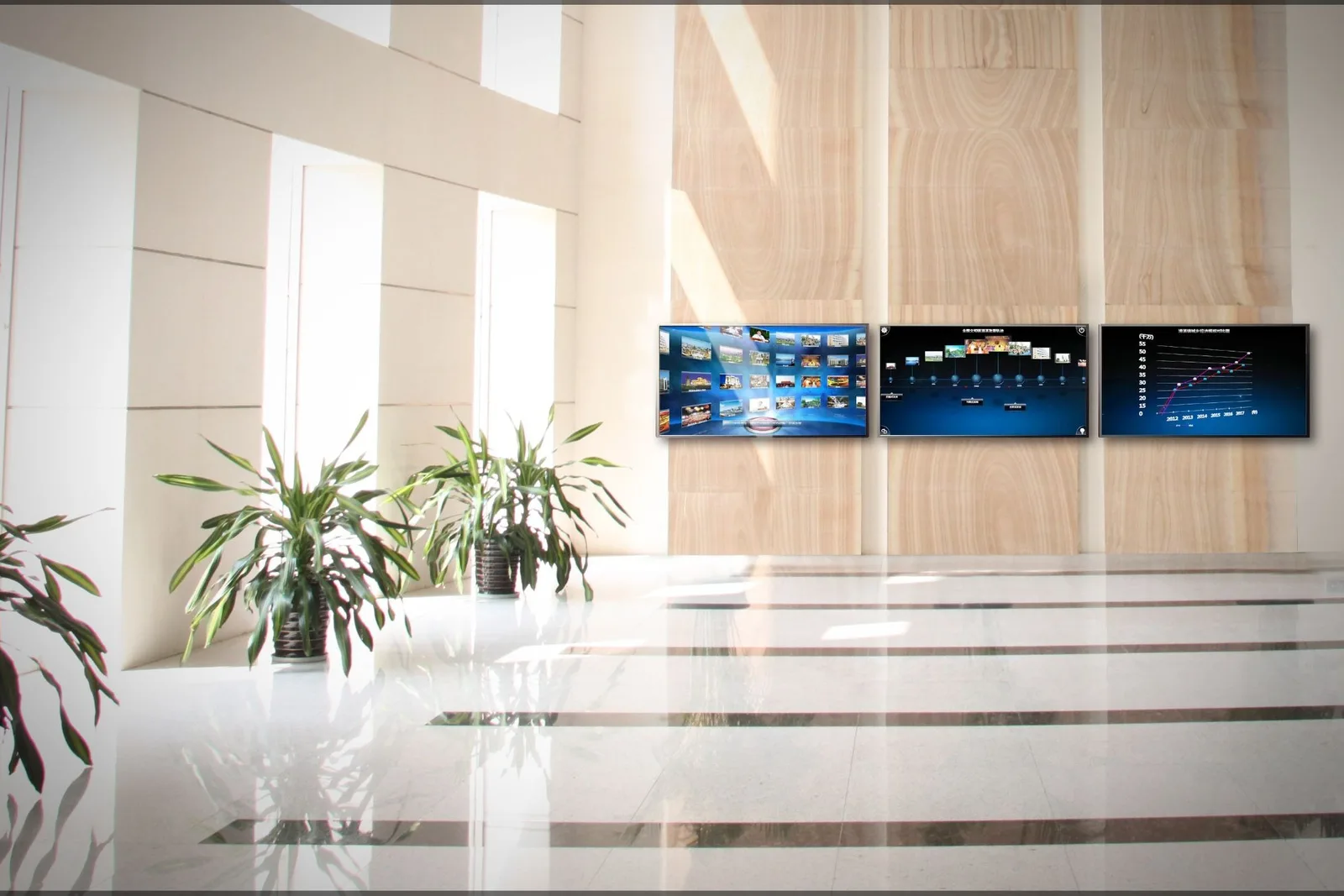 Écrans muraux installés par TVP — installation professionnelle